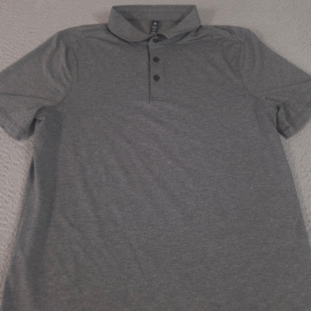 Lululemon Polo‎ Shirt Mens M Evolution Recycled Blend Short Sleeve Breathable